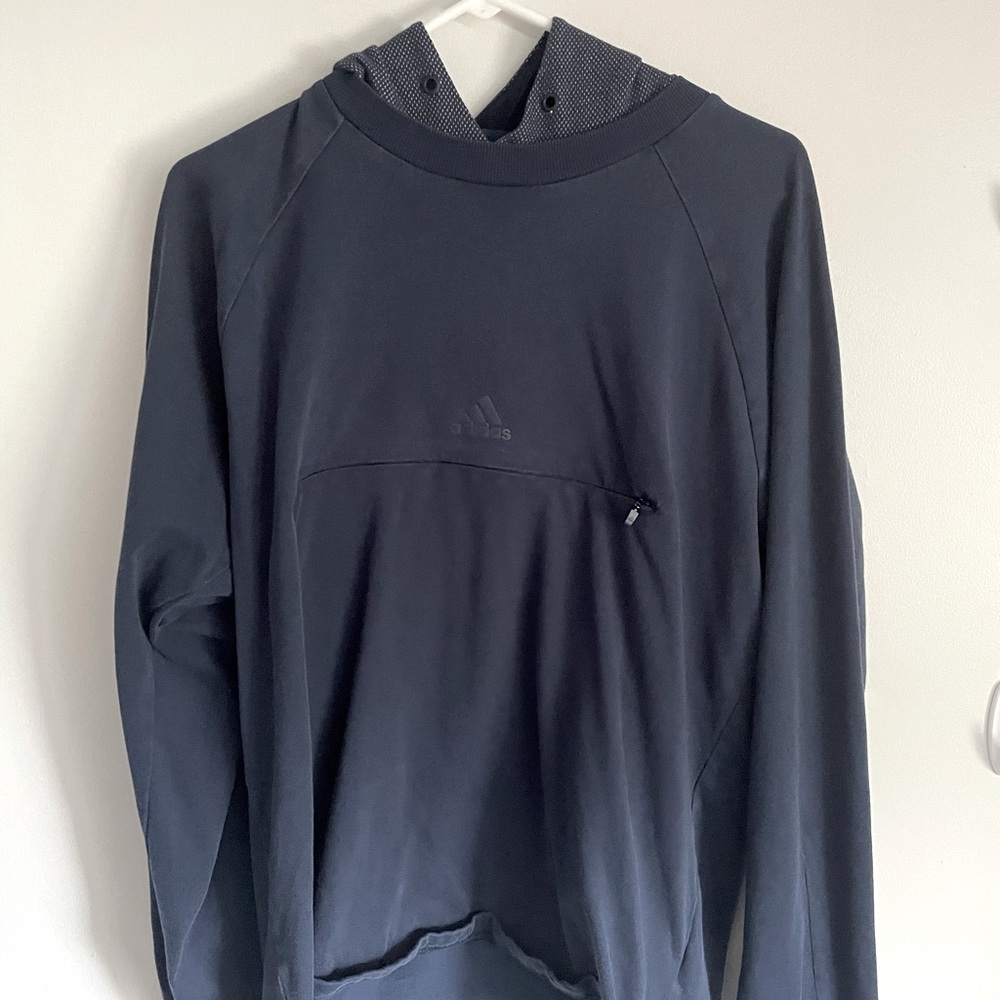 Navy Adidas Hoodie. Large. Like New
